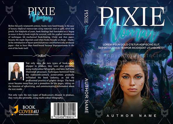 Fantasy-book-cover-design-Pixie Woman-front