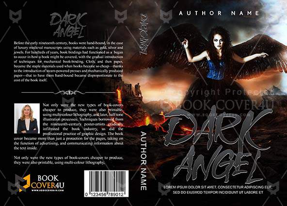 Fantasy-book-cover-design-Dark Angel-front