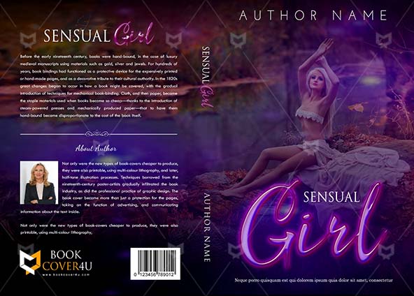 Fantasy-book-cover-design-Sensual Girl-front