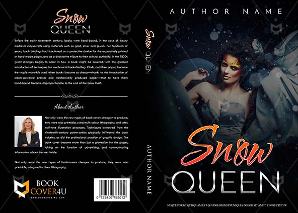 Fantasy-book-cover-design-Snow Queen-front