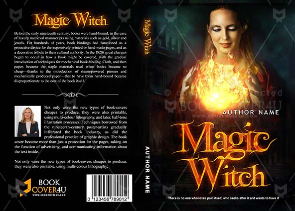 Fantasy-book-cover-design-Magic Witch-front