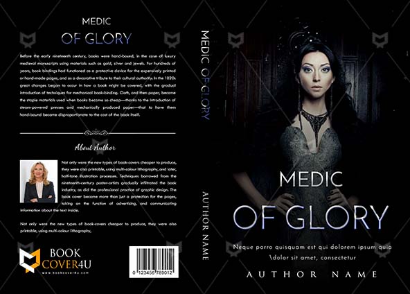 Fantasy-book-cover-design-Medic Of Glory-front