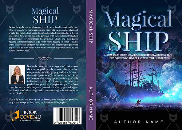 Fantasy-book-cover-design-Magical Ship-front
