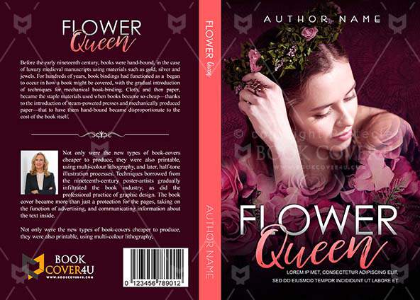Fantasy-book-cover-design-Flower Queen-front