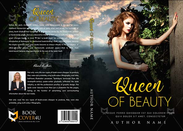 Fantasy-book-cover-design-Queen Of Beauty-front
