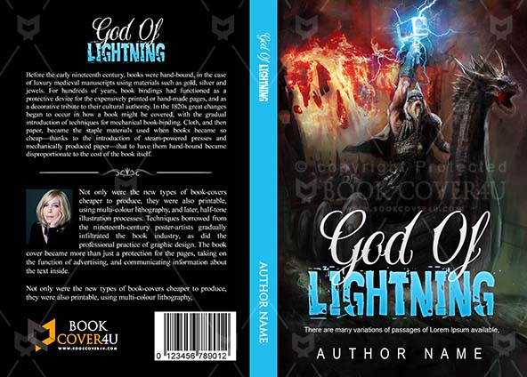 Fantasy-book-cover-design-God Of Lighting-front