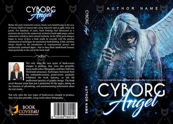 Fantasy-book-cover-design-Cyborg Angel-front