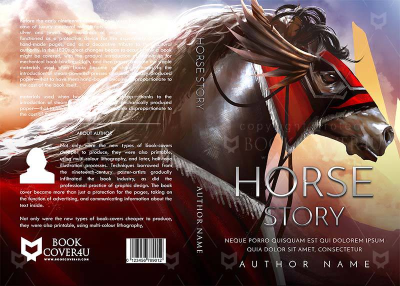 Fantasy-book-cover-design-Horse Story-back