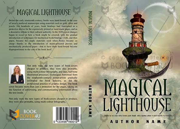 Fantasy-book-cover-design-Magical Lighthouse-front
