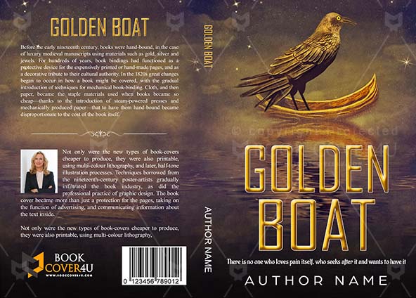 Fantasy-book-cover-design-Golden Boat-front