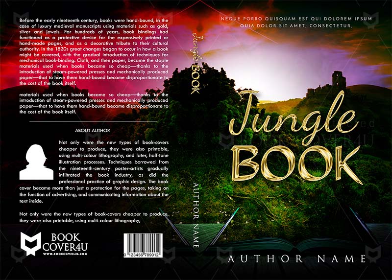 Fantasy-book-cover-design-Jungle Book-front