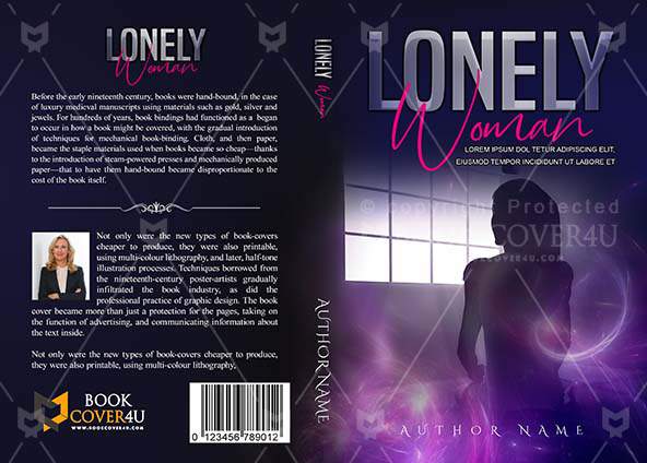 Fantasy-book-cover-design-Lonely Woman-front