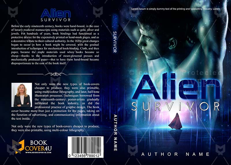 Fantasy-book-cover-design-Alien Survivor-front