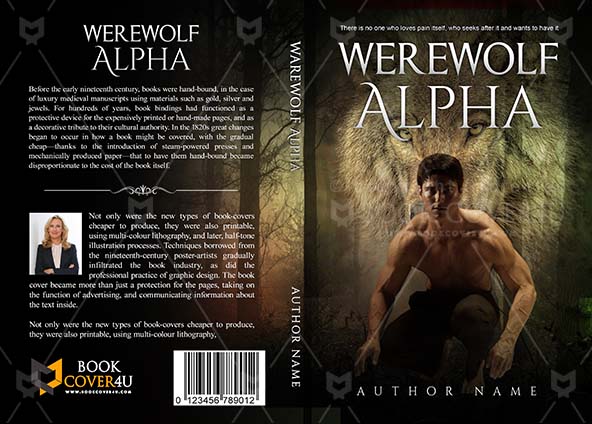 Fantasy-book-cover-design-Werewolf Alpha-front
