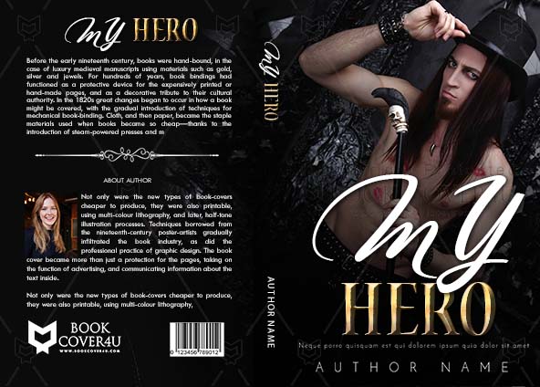 Fantasy-book-cover-design-My hero-front