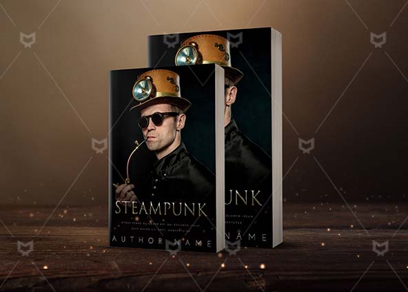 Fantasy-book-cover-design-Steampunk-front
