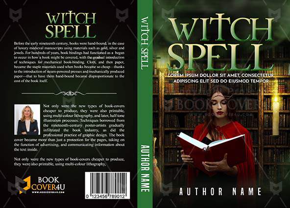 Fantasy-book-cover-design-Witch Spell-front