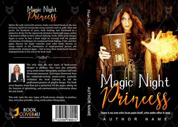 Fantasy-book-cover-design-Magic Night Princess-front