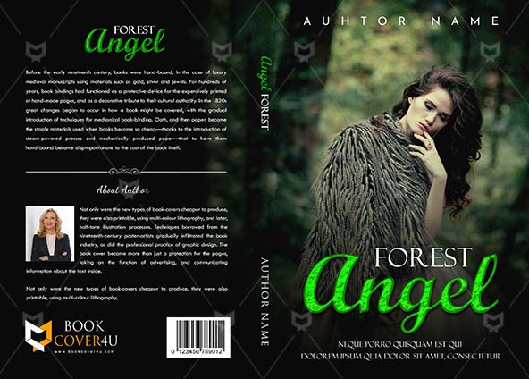 Fantasy-book-cover-design-Forest Angel-front