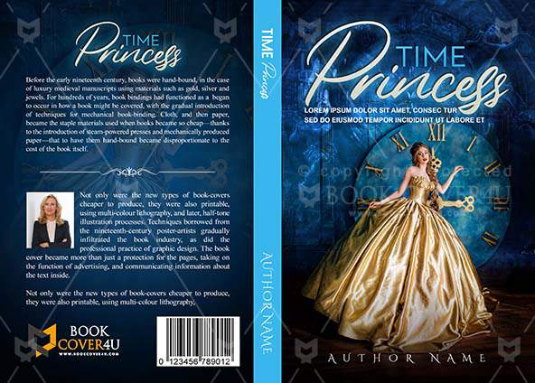 Fantasy-book-cover-design-Time Princess-front