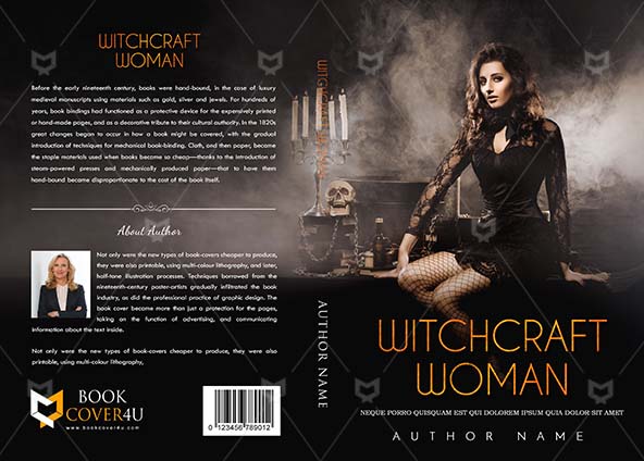 Fantasy-book-cover-design-Witchcraft Woman-front