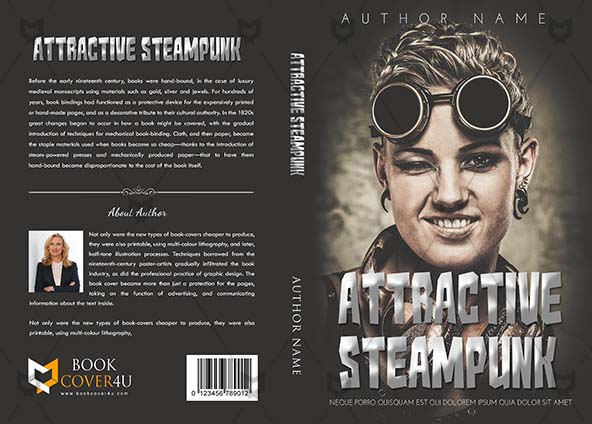 Fantasy-book-cover-design-Attractive Steampunk-front