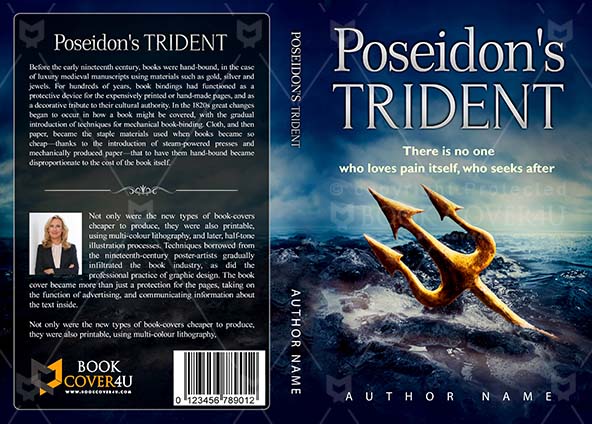 Fantasy-book-cover-design-Poseidon's Trident-front