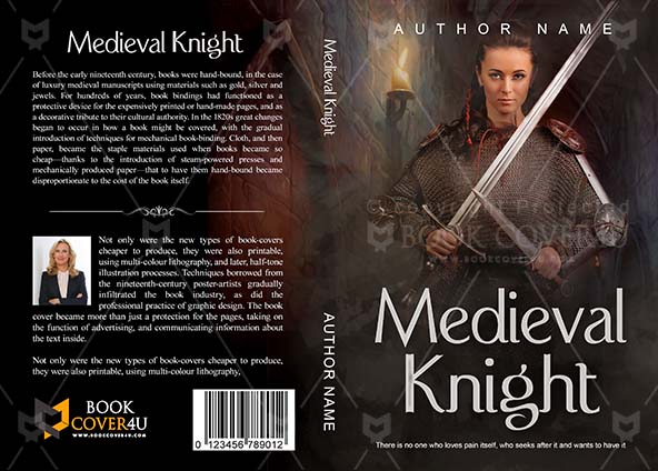Fantasy-book-cover-design-Medieval Knight-front