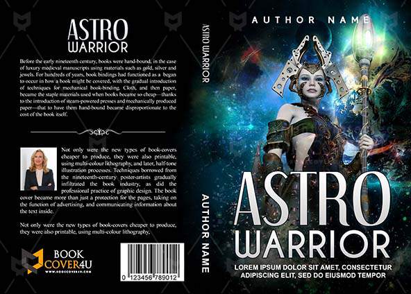 Fantasy-book-cover-design-Astro Warrior-front