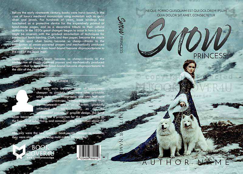Fantasy-book-cover-design-Snow Princess-front