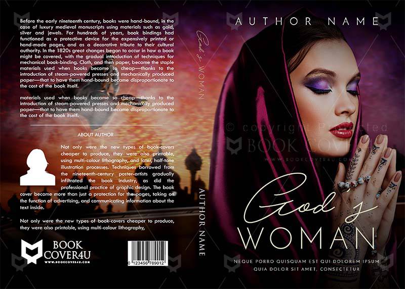 Fantasy-book-cover-design-God's Woman-back