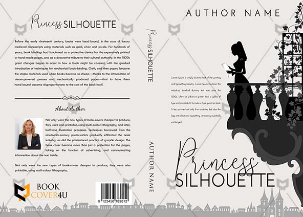 Fantasy-book-cover-design-Princess Silhouette-front