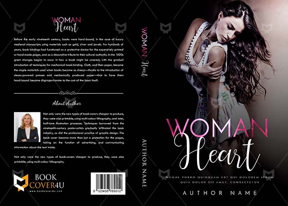 Fantasy-book-cover-design-Woman Heart-front