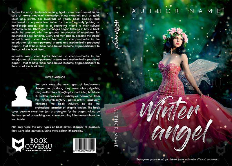 Fantasy-book-cover-design-Winter Angel-front