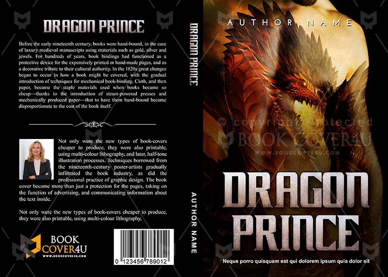 Fantasy-book-cover-design-Dragon Prince-front