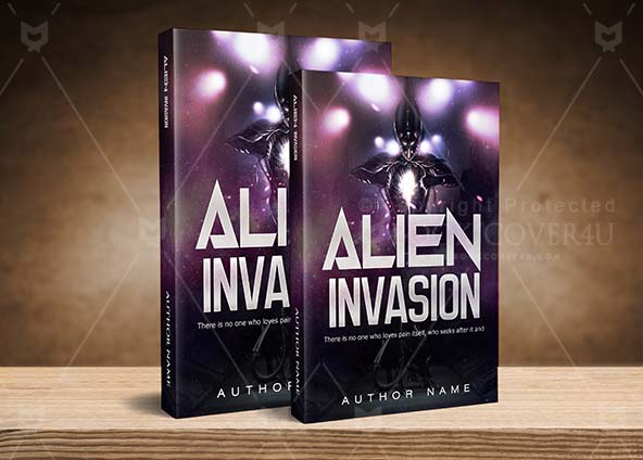 Horror-book-cover-design-Alien Invasion-back