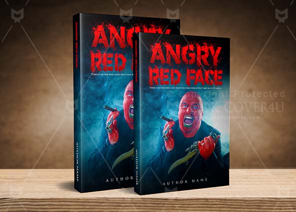 Horror-book-cover-design-Angry Red Face-back