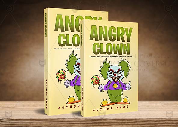 Horror-book-cover-design-Angry Clown-back