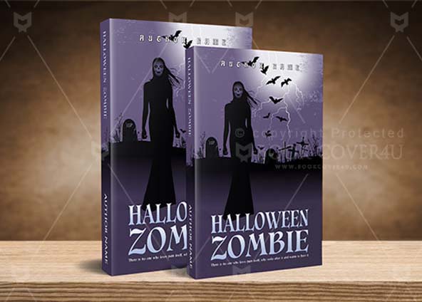 Horror-book-cover-design-Halloween Zombie-back