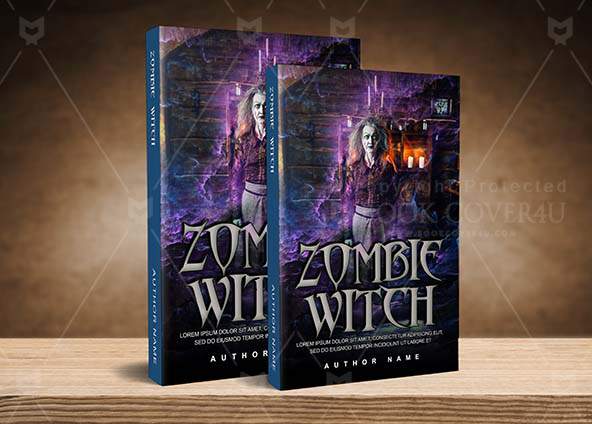 Horror-book-cover-design-Zombie Witch-back
