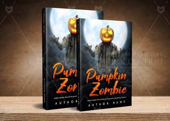 Horror-book-cover-design-Pumpkin Zombie-back