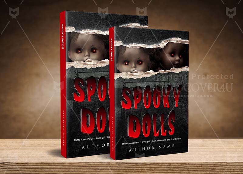 Horror-book-cover-design-Spooky Dolls-back
