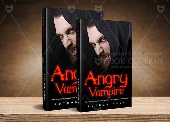 Horror-book-cover-design-Angry Vampire-back