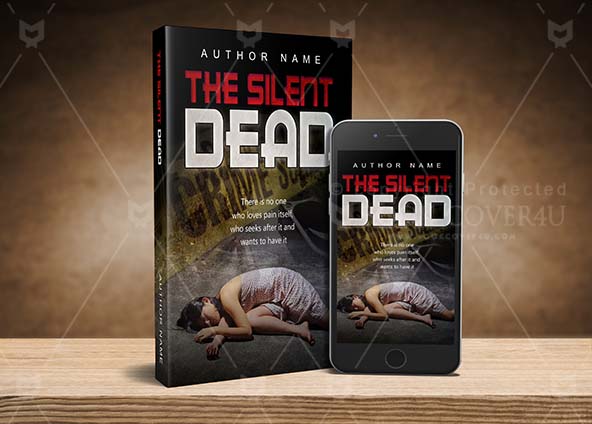 Horror-book-cover-design-The Silent Dead-back