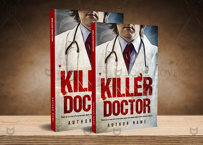 Horror-book-cover-design-Killer Doctor-back