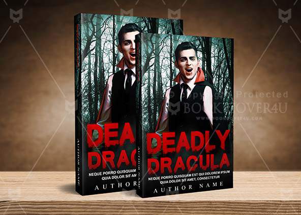 Horror-book-cover-design-Deadly Dracula-back
