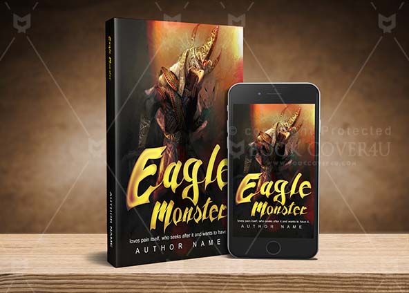 Horror-book-cover-design-Eagle Monster-back