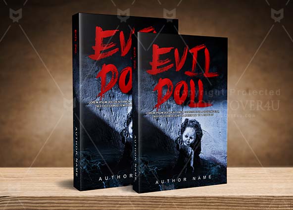Horror-book-cover-design-Evil Doll-back