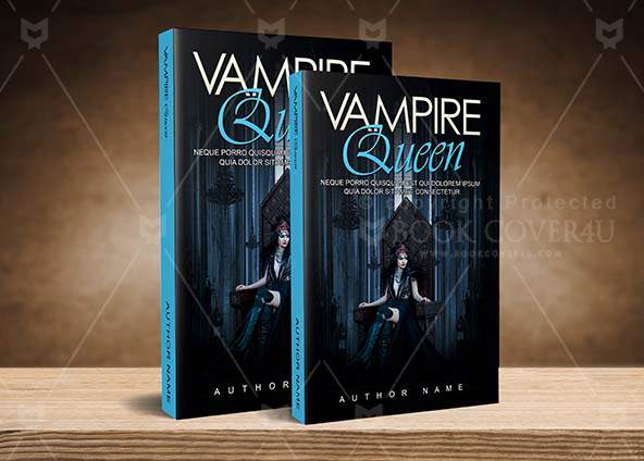 Horror-book-cover-design-Vampire Queen-back