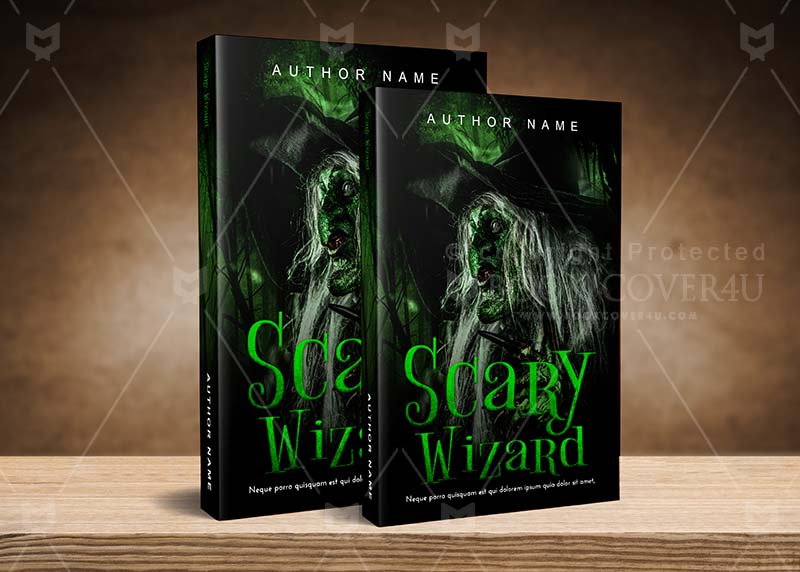 Horror-book-cover-design-Scary Wizard-back